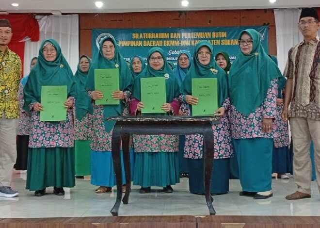 Serentak! BKMM Subang Kukuhkan Empat Pengurus Cabang Baru | TINTAHIJAU.com