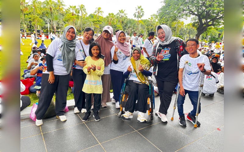 ‎Gerak Sehat 2025 Libatkan 1.800 Penyandang Disabilitas di Balai Kota DKI